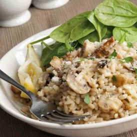 Mushroom Rice Pilaf Recipe Image
